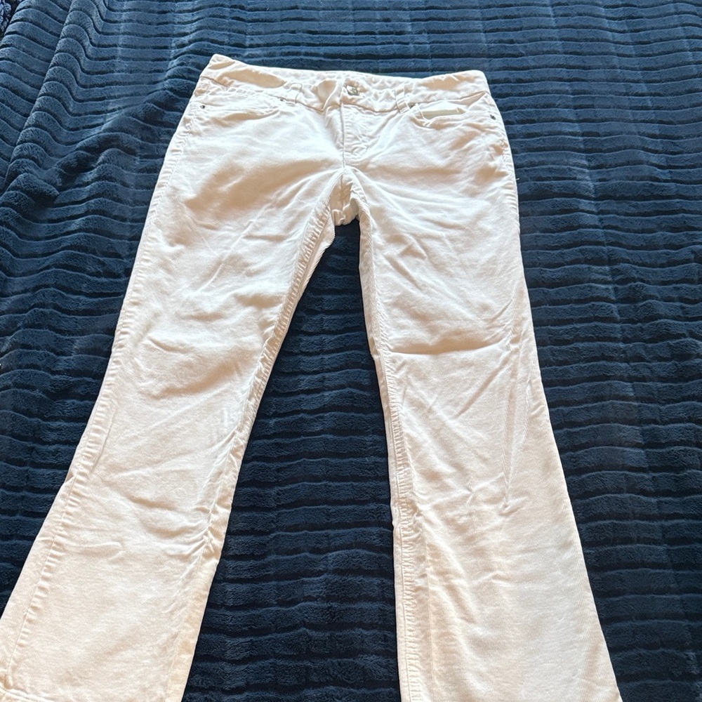 J. Crew Off-White cords bootcut size 8P